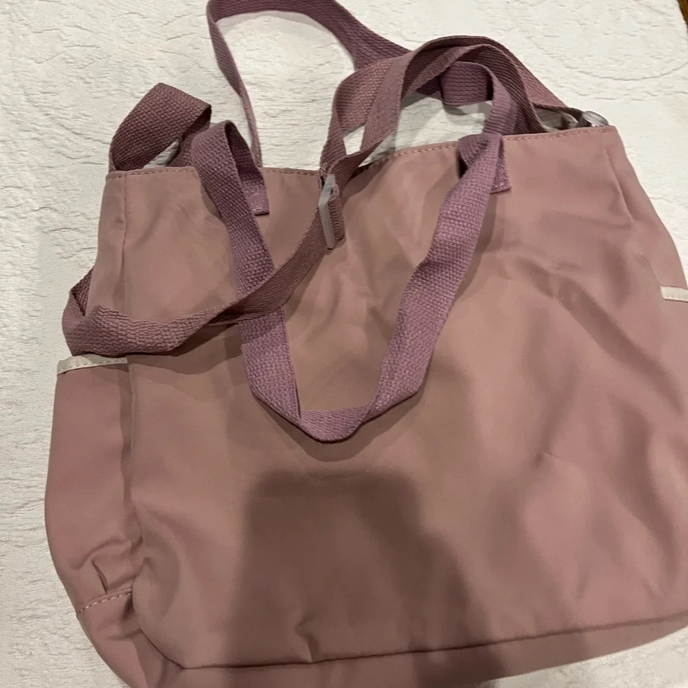 Stylish Pink and Cream Women's Bag